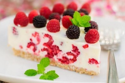 CHEESECAKE AUX FRAMBOISES par Planète forme salle de sport Limoges
