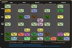 Planning des cours collectifs par Planète forme salle de sport Limoges