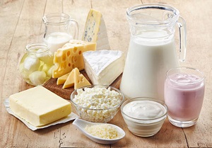 Manger des produits laitiers
